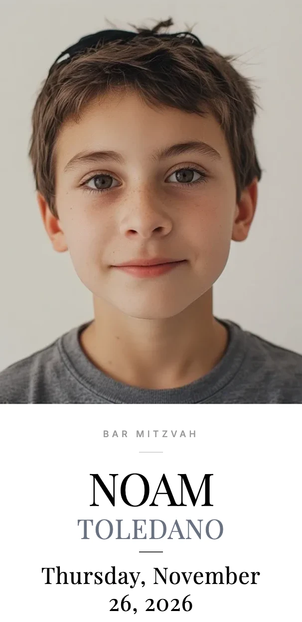 Preview of the Moderne digital invitation template